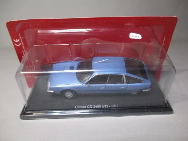 LG941 ATLAS UH Passion Citroen 87 1/43 1:43 Voiture CX 2400 GTI 1977 bleu metal