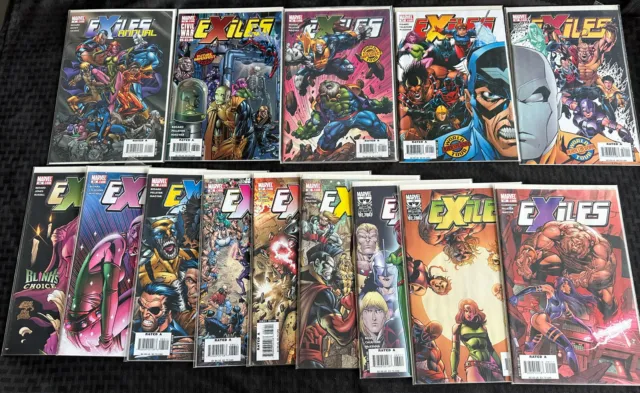Exiles 79-91 Run Lot Plus Annual Marvel 2006 Comic Books