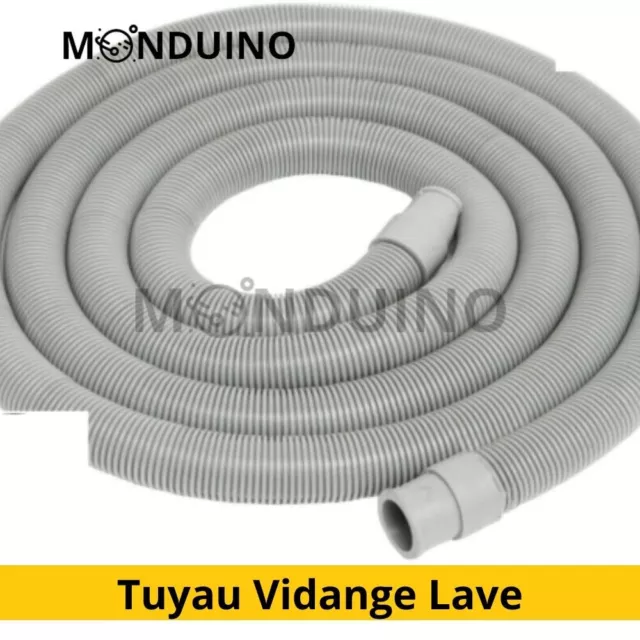 Tuyau Vidange Lave-Vaisselle Déchet Tuyau Lave-Linge Tuyau Vidange Universel 2M