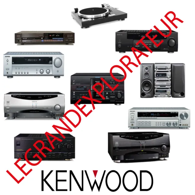 Ultimate Kenwood Audio  Repair Service Manuals & Schematics  PDF manual s on DVD