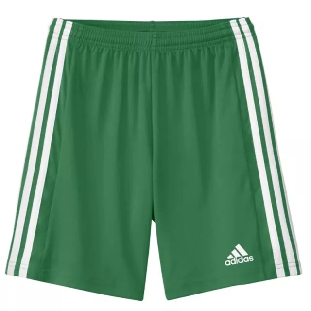 Short bambino calcio adidas Squadra 21 GN5762 verde-bianco climalite