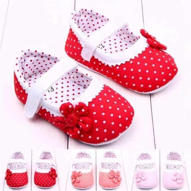 Baby Infant Kids Boy Girl Soft Sole Crib Toddler Newborn Shoes 0-18 months new
