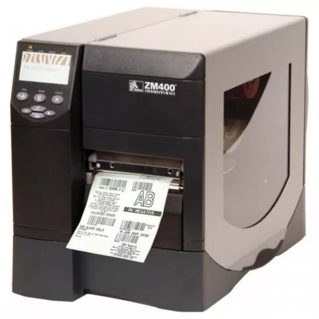 Zebra ZM400 Heavy Duty Industrial Barcode Label Printer- Ethernet & USB inc. VAT