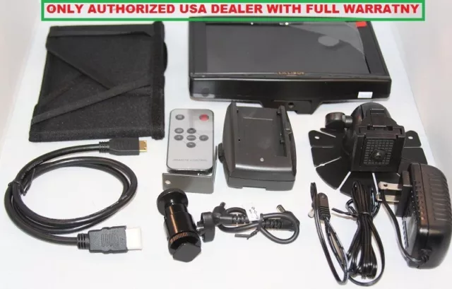 LILLIPUT 7 " 619A HDMI Champ Moniteur + LP-E6 Plaque + pour Canon 5D-II III DSLR