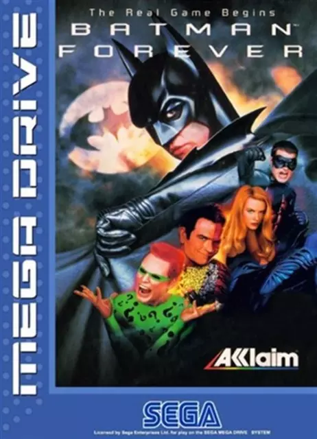 Batman Forever - Sega Mega Drive Action Adventure Fighting Video Game Boxed