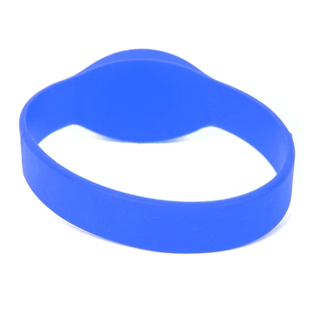 (bleu)10 Pièces 13.56 MHZ Bracelet Bracelet En Silicone étanche à La
