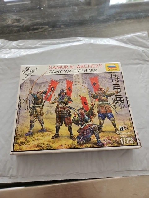 Figurines Samouraïs Zvezda 1/72 – Boîte Neuve, Maquette à Assembler