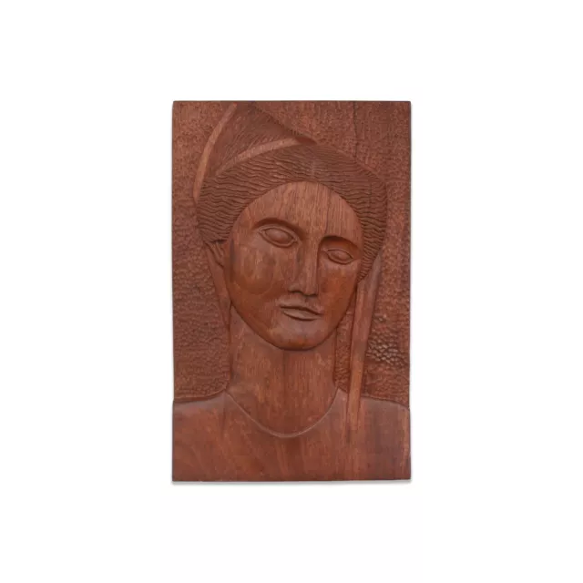 1967 Carved Plaque of Demeter Greek Goddess Artwork Classical Sculpture WallArt
