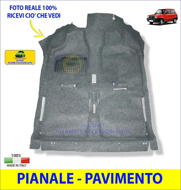Fiat Tappetini in oquette Nera con Logo Originali Panda 1 Pin