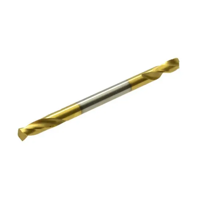 ALPHA DOUBLE Ended Drill No.11 (3/16") Panel HSS Titanium Coated Gold Series