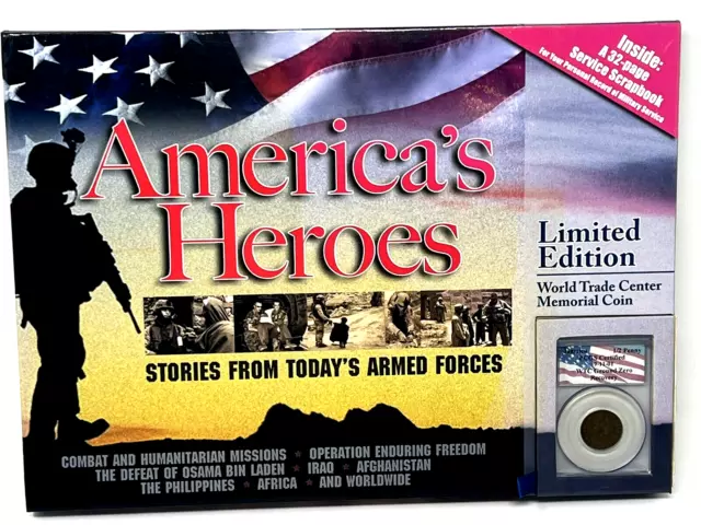 PCGS World Trade Center Recovery Coin & Commemorative Book 2011 Rare Whitman NEW