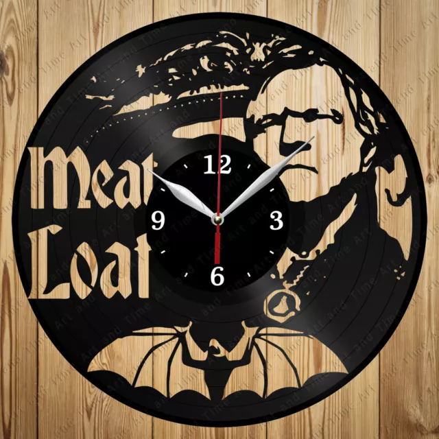 Vinyl Clock Meat Loaf Original  Art Vinyl ClockHome Decor Handmade Gift 4690