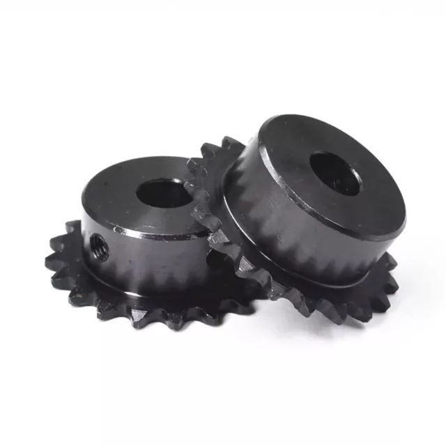 04C Chain Gear 45# Steel 9T-30T Teeth 5mm-20mm Bore Industrial Sprocket Wheel