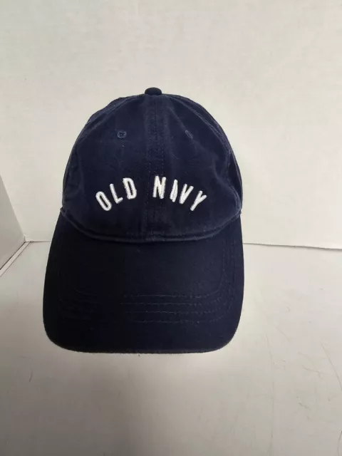 Old Navy, Navy Blue Strapback Hat,  Womens