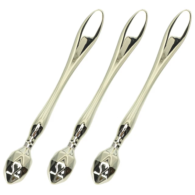3 Pcs Augenmassagestab Rhombus Grablöffel Aus Metall Schminkkasten Werkzeug