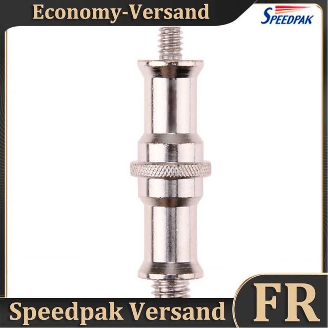 1/4 3/8 vis adaptateur Spigot goujon mâle adaptateur caméra vis convertisseur po