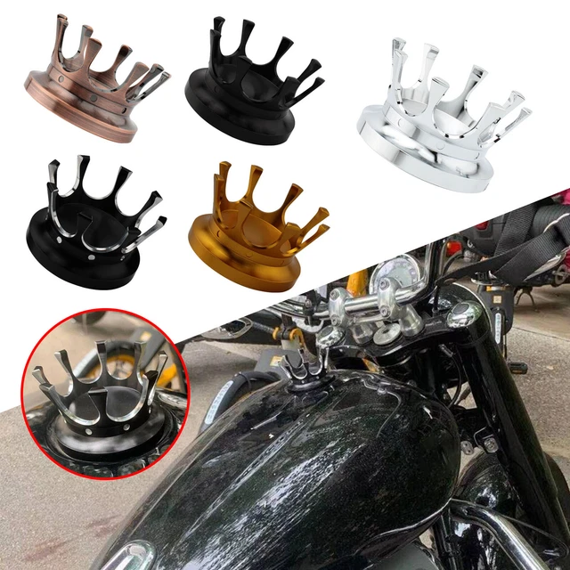 NICECNC Nero Rosso Motore Del Motociclo Olio Tappo Di Riempimento,Compatible With BMW R 1250 GS/Adv 2019-22,R1200 GS LC 2013-18,R1200 GS Adv LC 2014-18,R 1250 R/RS/RT,Titanio,SEE FITMENT - 4