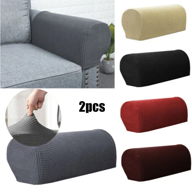 Cubierta de sillón desmontable sofá elástico blanco 1 juego de sillones beige negro