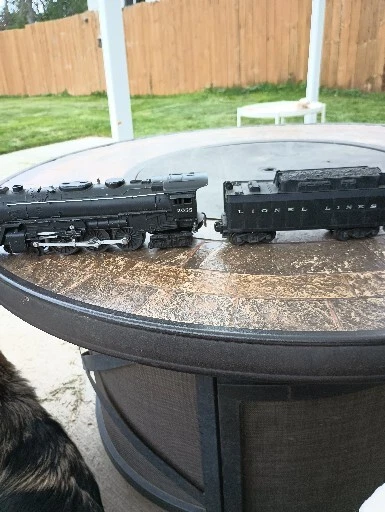 Vintage O Gauge Postwar Lionel Train Steam Locomotive #2055 + Tender Car