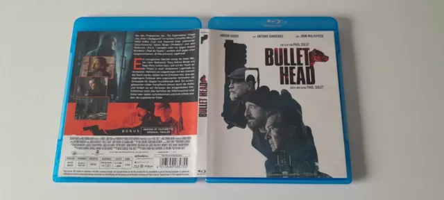 Bullet Head   Blu Ray  wie neu  Adrien Brody Antonio Banderas John Malkovich