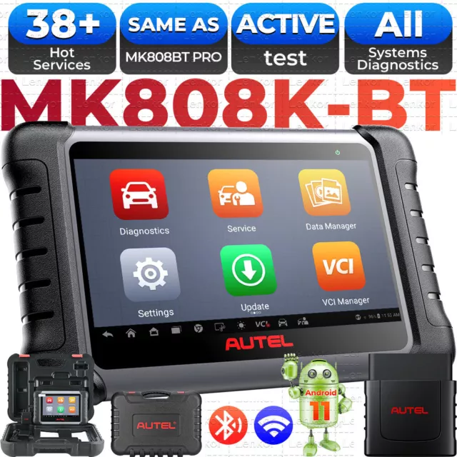 Autel MaxiCom MK808BT PRO Appareil diagnostics Scanners OBD Systèmes Complète FR
