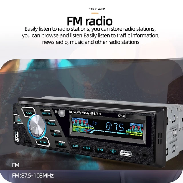 Strumenti Auto MP3 Host Ottima MP3 Giocare Cellulare Musica USB/ SD/ Fm/ Wma