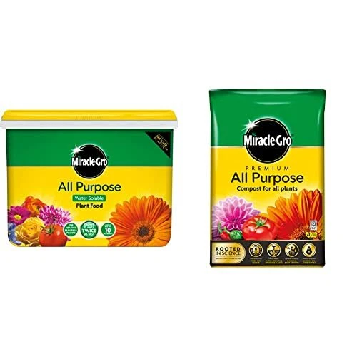 MIRACLEGRO ALL PURPOSE Water Soluble Plant Food Tub, 2 kg & All
