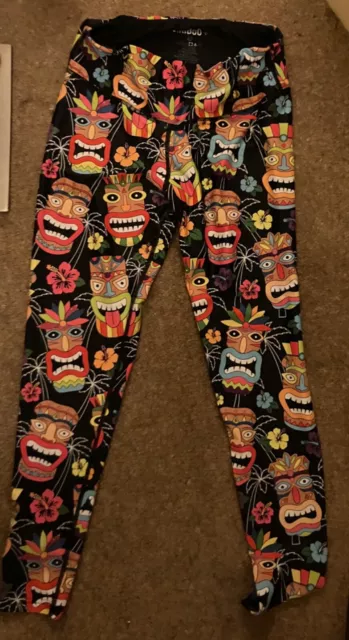 Tiki mask print large Tikiboo leggings