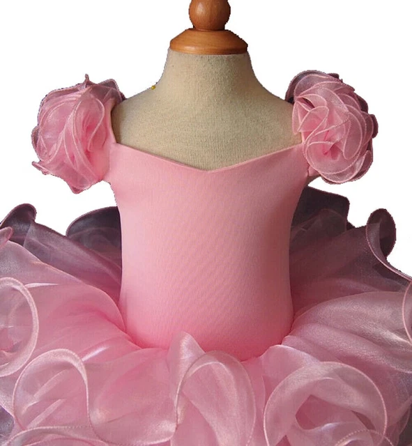 053 Toddler Baby Newborn Little Girl's Pageant  Dress size 3T