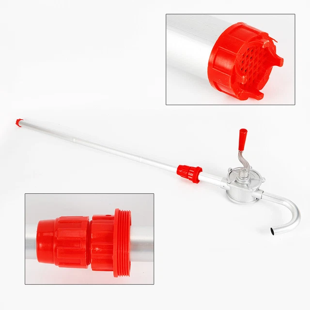 MANUAL TRANSFER PUMP 55 Gallon Hand Crank Diesel Fuel Oil Gas Dispenser