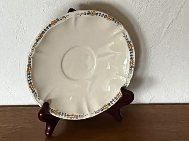 Assiette sous tasse soucoupe en faïence ceramique SARREGUEMINES Enfants Richard