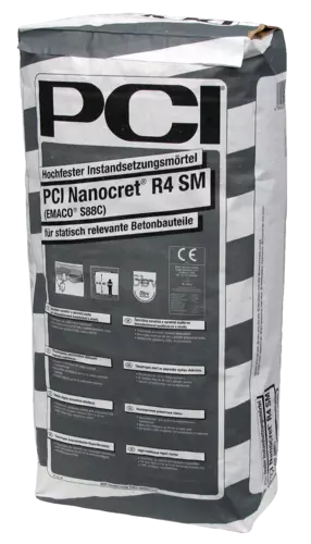 PCI NANOCRET R4 SM Hochfester Reparaturmörtel für Betonbauteile 25 KG