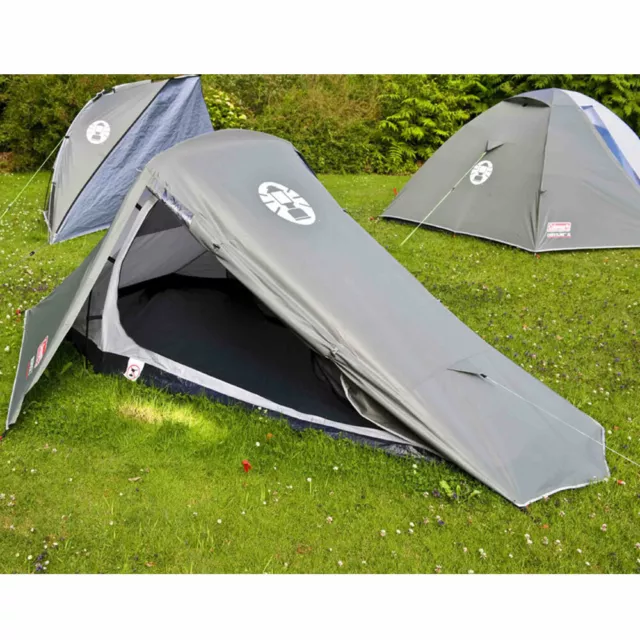 Coleman Bedrock 2 Personas Tienda de Camping Festival Tunel Viaje Rueda Verde 2