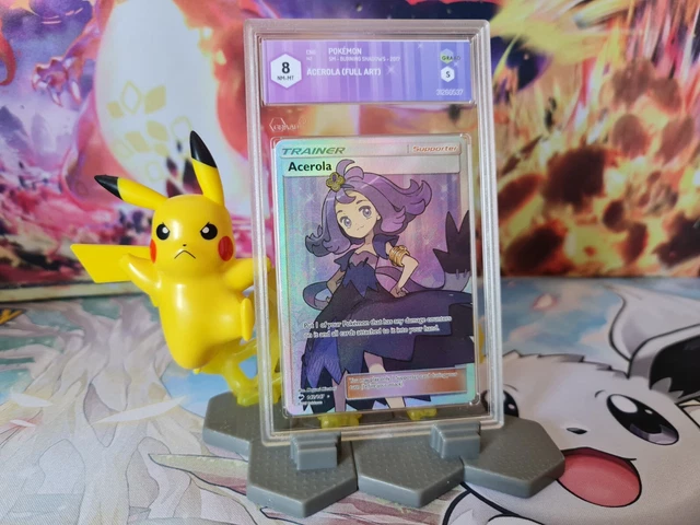 Pokémon Acerola Full Art Trainer - Burning Shadows - ENG 142/147 PSA BGS GRAAD 8