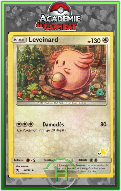 Leveinard - SL00:Académie de Combat - 46/68 - Carte Pokémon Française Neuve