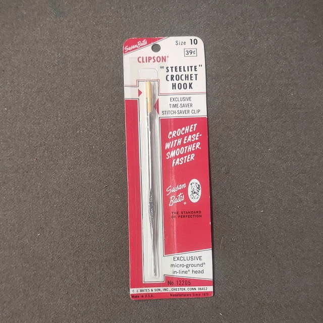 Susan Bates Silvalume Aluminum Crochet Hook Size L/11 (8mm) 5.5 Inch - Smooth Grip For Yarn Crafting - View #8
