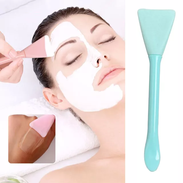 3pcs Máscara Facial Cepillo Reutilizable Mascarilla Silicona Stirring Adhesivo "