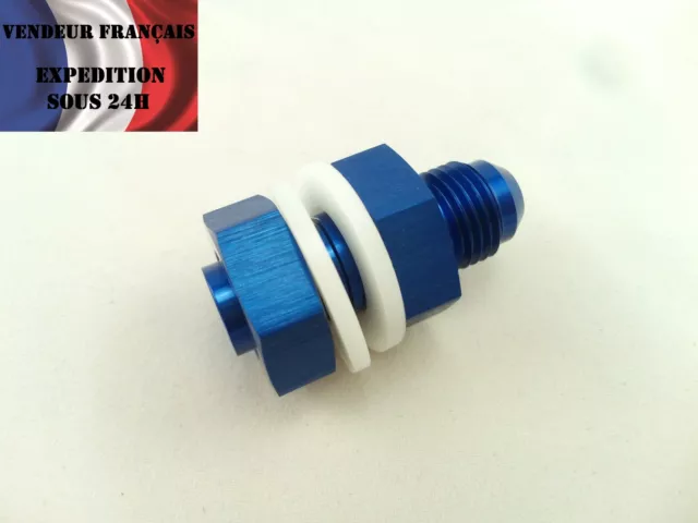 Adaptateur reservoir Dash / AN 8, sans soudure, aluminium , VENDEUR FRANCAIS