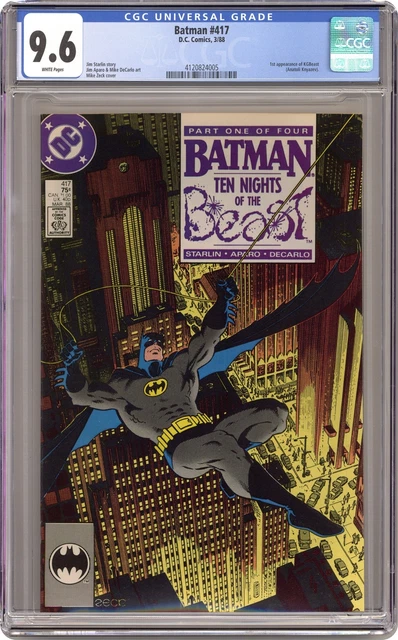Batman #417 CGC 9.6 1988 4120824005