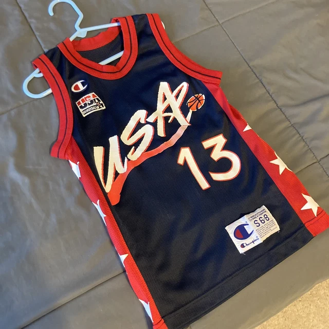 Youth Champion Team USA Shaquille O'Neal Jersey Shirt Size Small 6 / 8 Youth Champion Team USA Shaquille O'Neal Jersey Shirt Size Small 6 / 8