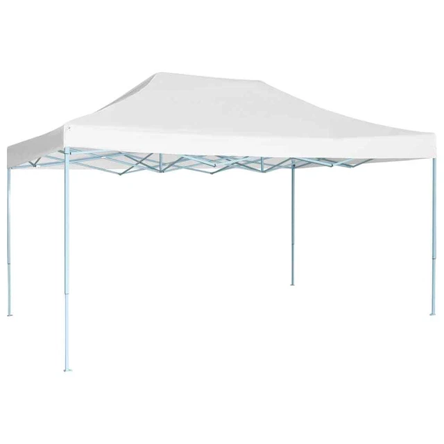 Partyzelt Faltbar 3x4,5m Weiß Pavillon Festzelt Gartenzelt Faltpavillon vidaXL
