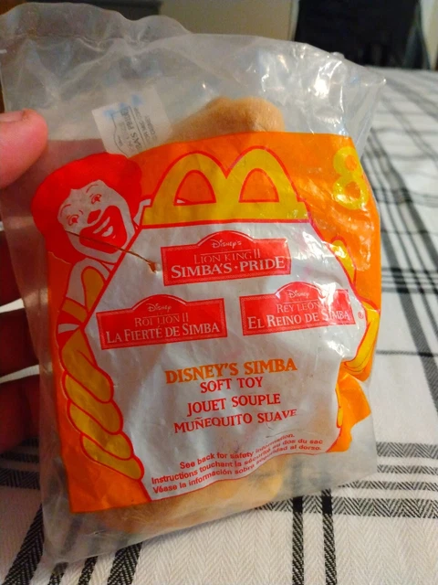 Lion King 2: McDonald's Simba #8 Happy Meal Toy: Brand New Sealed! Quick Ship