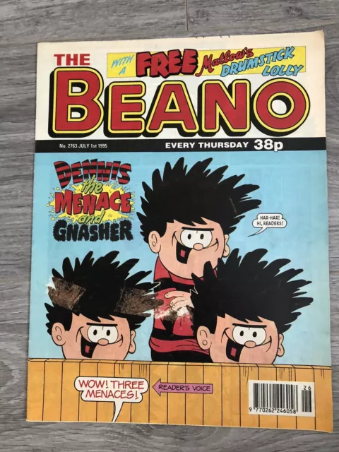 The Beano Comic - No. 2763 - July 1st 1995
