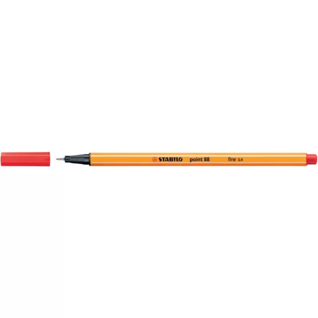 Stabilo Fineliner point 88® 0,4mm rot 88/40 Faserschreiber Feinliner Filzstift