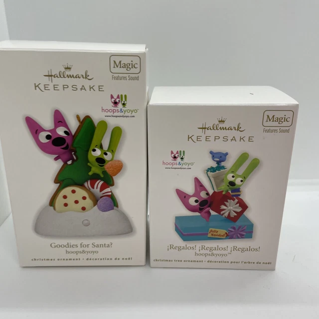 HALLMARK KEEPSAKE ORNAMENTS - Spanish & English - HOOPS AND YOYO
