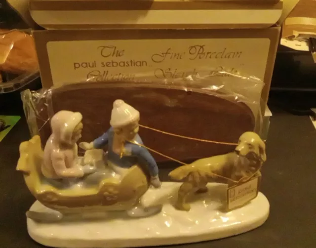 The Paul Sebastian fine porcelain collection sleigh ride