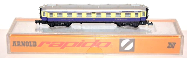 Wagon à Bagages Arnold N Échelle - Modèle Rheingold 90201 De La RDA - Occasion Bon État