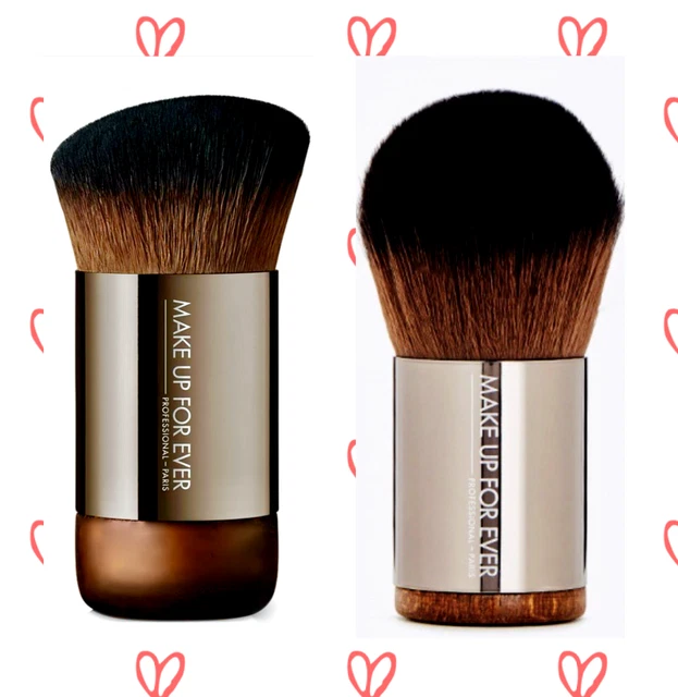 Cepillo Kabuki grande 124 y cepillo de base 112 por, MAQUILLAJE PARA SIEMPRE ~ $95 ~ ¡Nuevo!