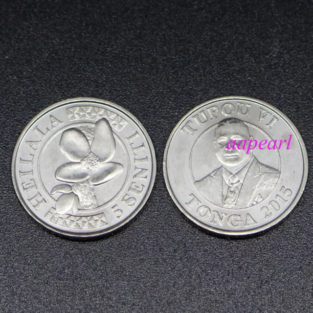 Lots 10 Pcs Tonga Coins Money Collections 100% Real Coin Money Brand New UNC