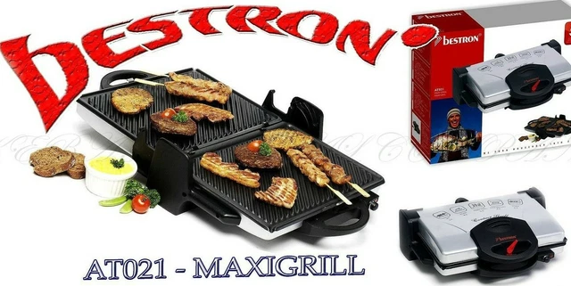 Bestron AT021 Elektro XXL Partygrill Diätgrill Sandwichmacker Grillplatte L2
